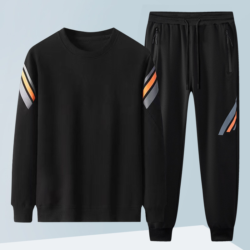 Unisex Couple Sweatshirt Two Piece Set 2026 Autumn Winter New For Men Student Sportswear Trendy Casual Pants Soft Breathable Outfit For Daily Casual