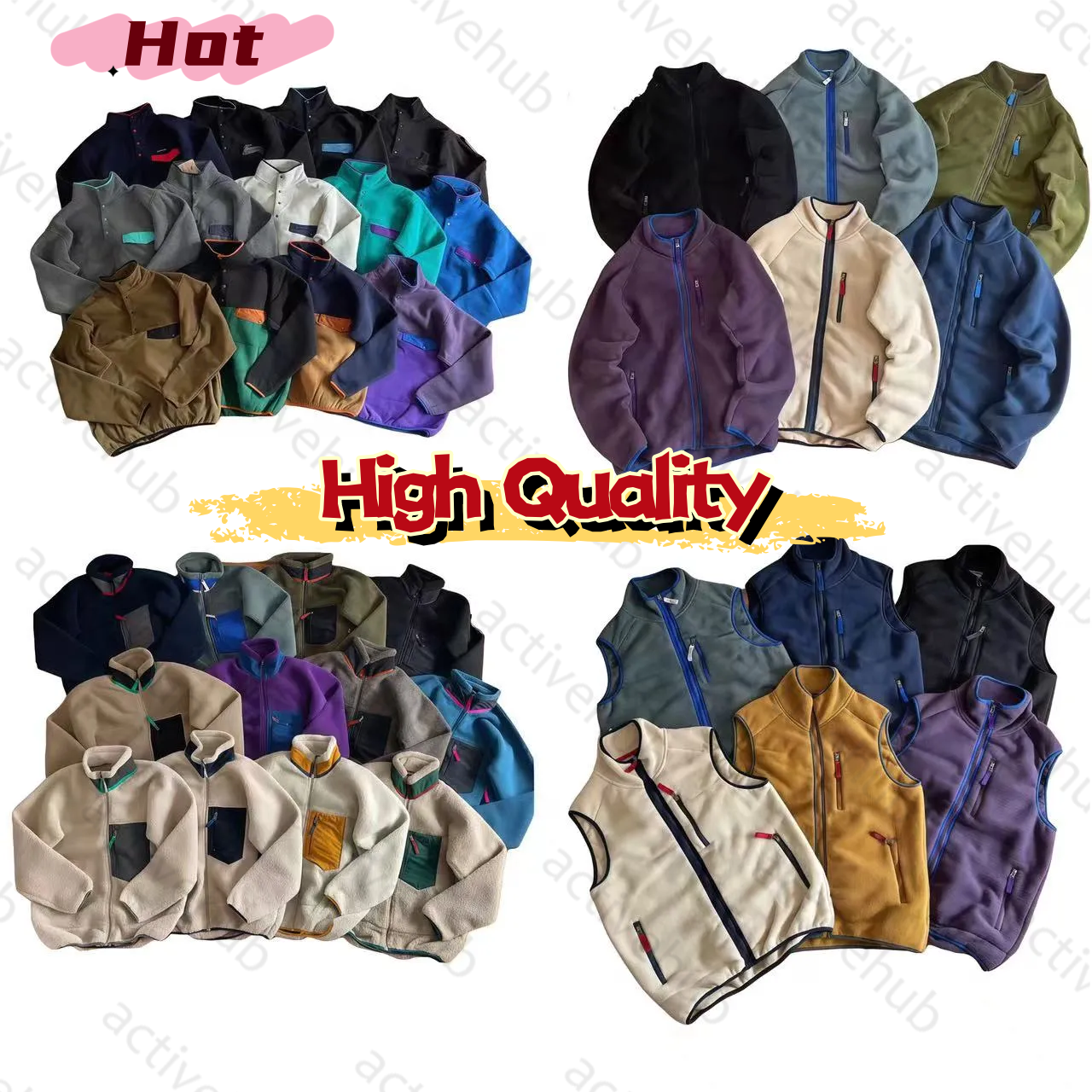 ptgn puffer fleece designer coats hoodie vest man and woman cotton hoodie mens top thickened winter warm jacket mens hoodie polo jackets men