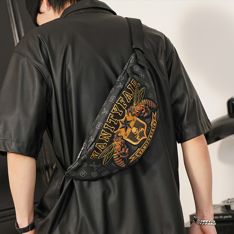 Luxury Brand Designer Bag Original Design Korean-Style Waist Fashionable For Young Men And Women, Small Chest Bag, Trendy Bag Luxury Brand Designer