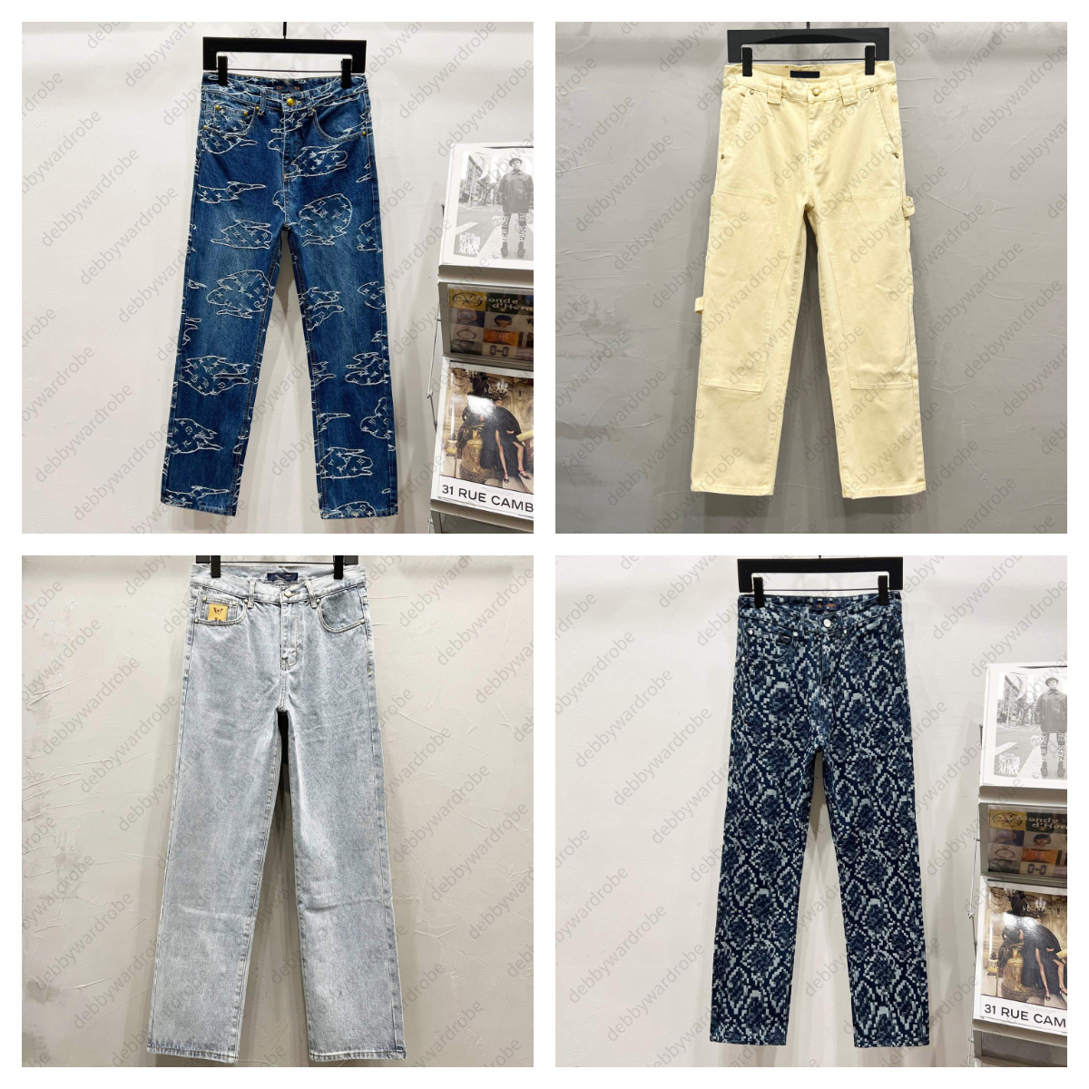 jeans designer jeans luxe jeans mens jeans men womens black pants straight design retro Streetwear Casual Sweatpants designer jeans for mens jean de