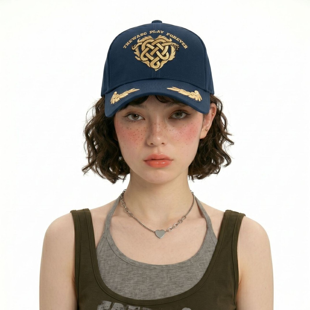 Luxury Cap Brand Designer Hat American Dark-Style Retro Embroidered Baseball Cap For Men And Women, Street-Style Unique Design, Wide-Brimmed Sun-Sha