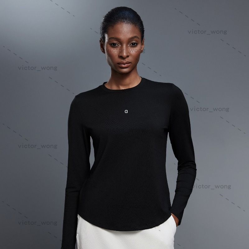 D25148 Designer Loose Yoga Long Sleeve T Shirt Light and Breathable Versatile Fitness Yoga Clothes Top Women's Autumn