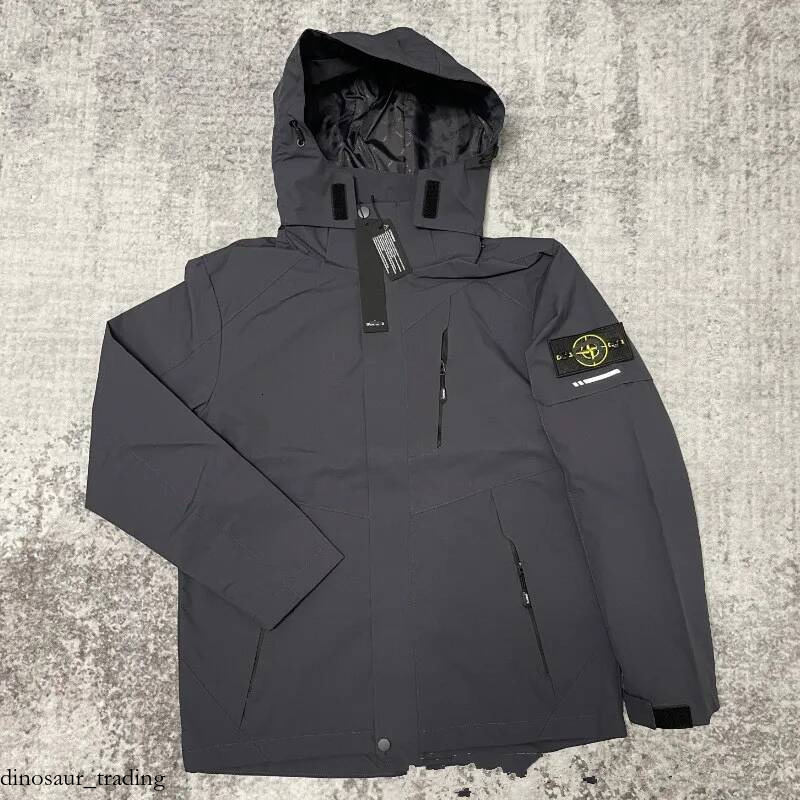 Pull Stone jacket Trendy luxury stone hooded spring and autumn workwear men's new long sleeved fashion brand waterproof topstoney jacket f5e