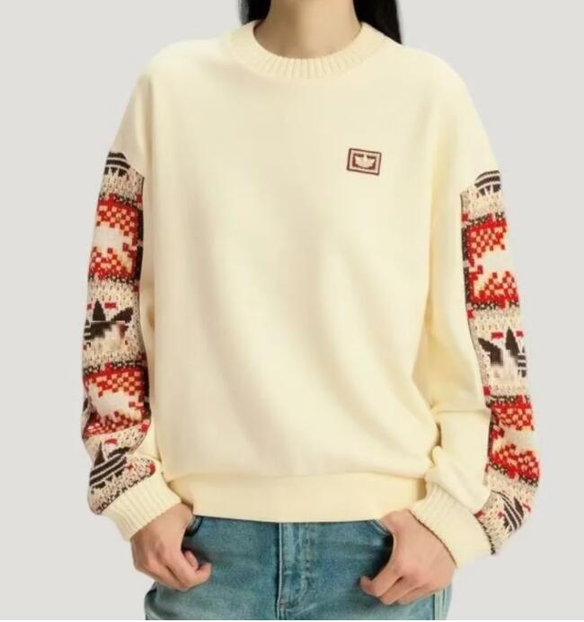 Women's Sweaters Luxury Embroidered Long Sleeve Logo Beige Knitted Designer Sweater