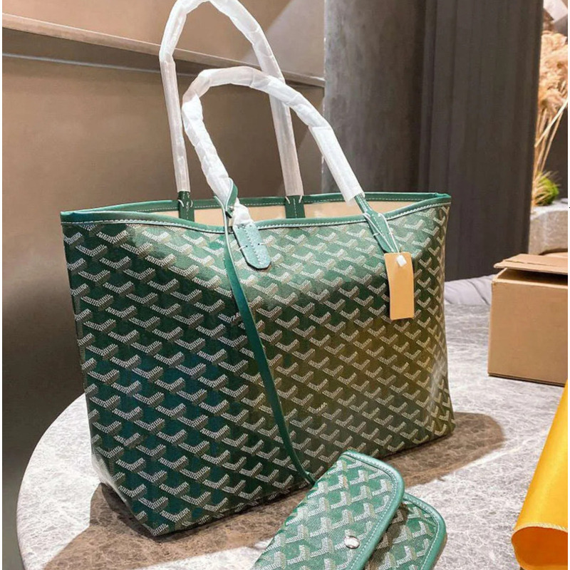 Designer Linen Tote Luxury hobo saint lo bag Canvas Shoulder Wear resistant Beach Bag Reinforced Edge Double sided Usable Tooth Print Commuting Shop