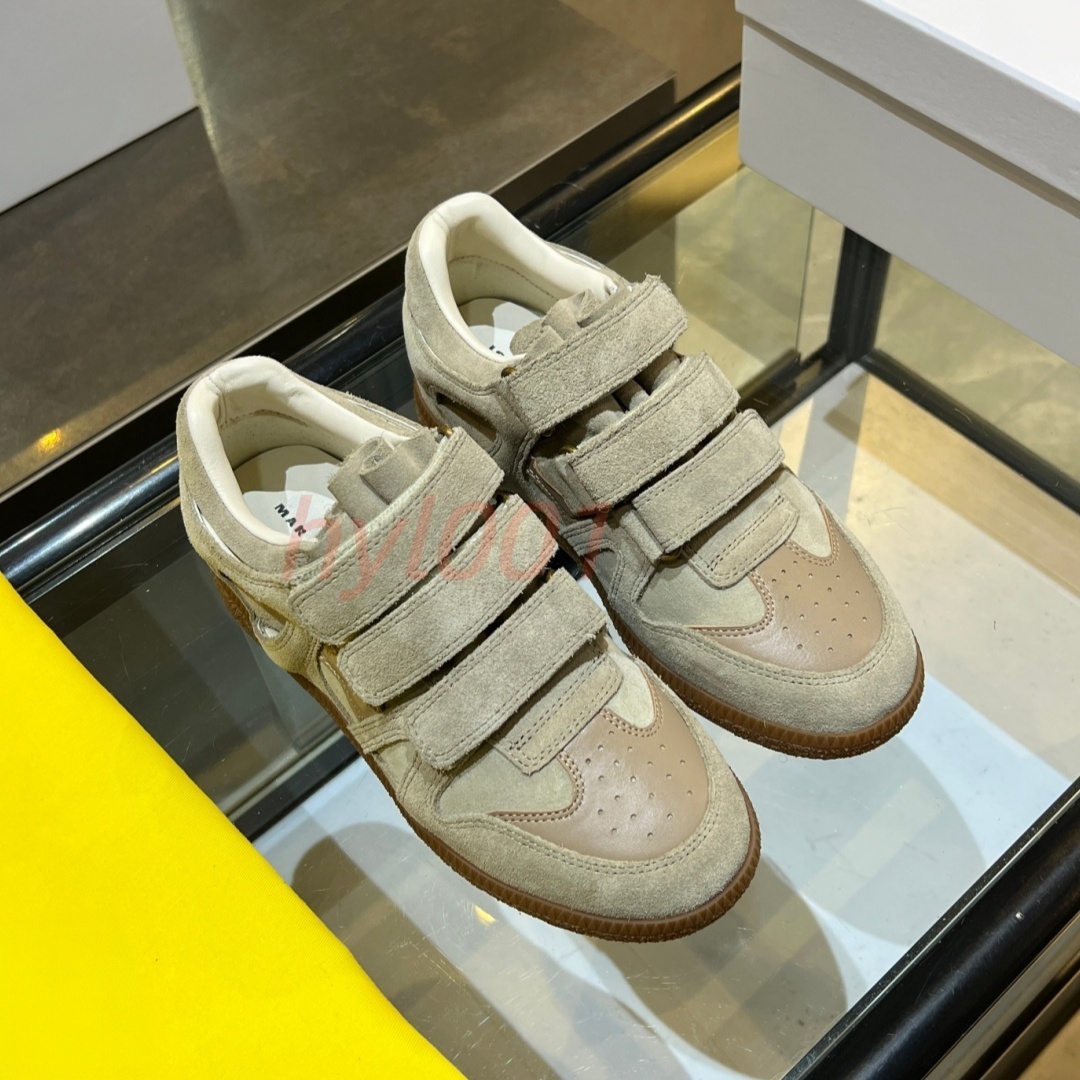 Zapatillas de deporte Bobby con cuña de diseñador para mujer, botas altas de ante con tacón oculto, plataforma de lujo, zapatos deportivos informale