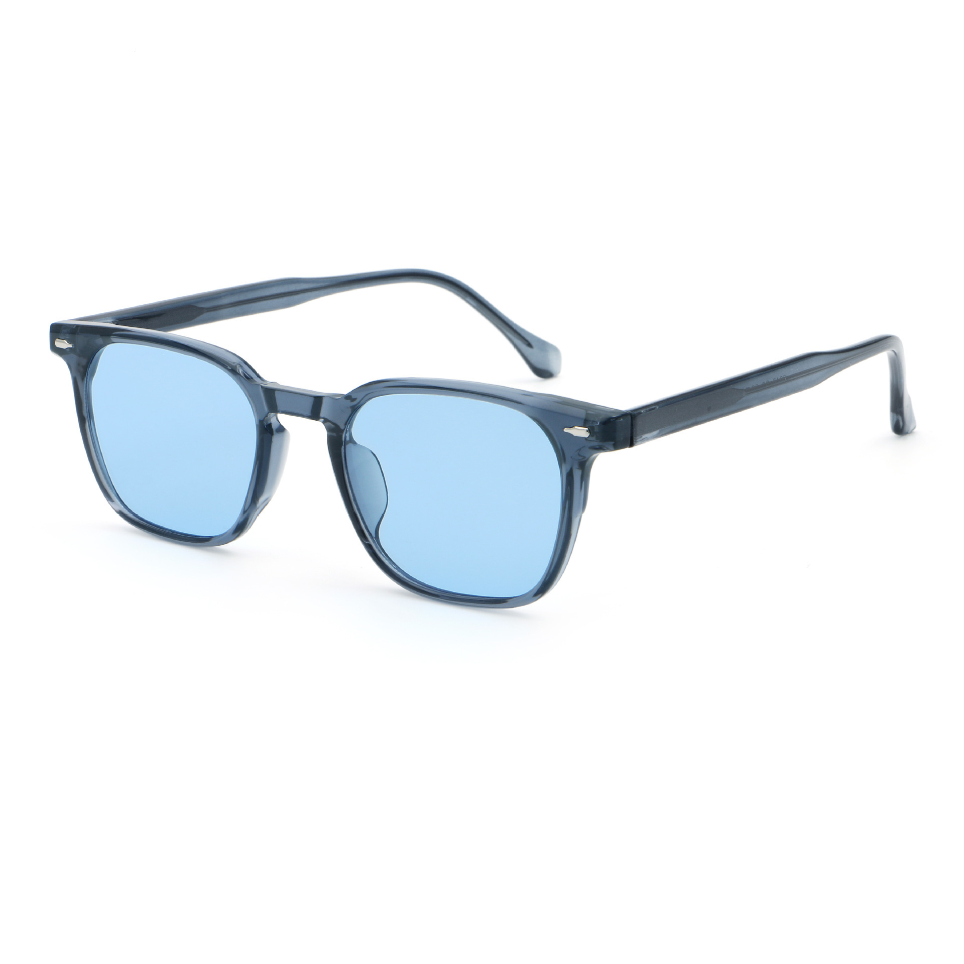 6247P new polarized faceslimming, suitable for everyday wear and commuting, plaincolored sunglasses, UV protection