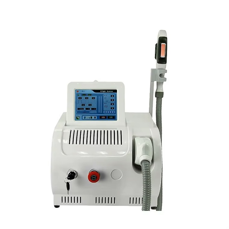 OPT SHR IPL Machine with Stationary and In Motion Operation Five Cooling Levels and 100000 Shot Handpiece for Professional Salon and Spa Use