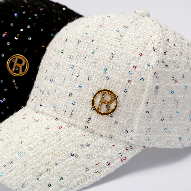 Autumn Winter Korean-Style Baseball Cap With Lettering, Designed To Make Your Face Look Smaller, Warm, Versatile, Trendy, And Fashionable Luxury Cap