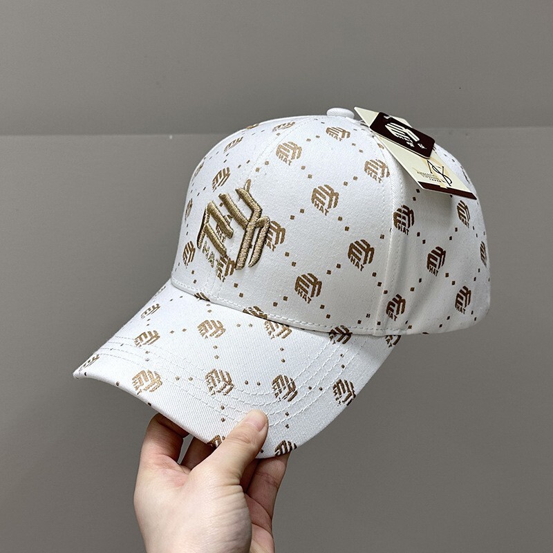 High-Quality Women's 2024 New Trendy Men's Embroidered Casual Hat Sun Protection Hard-Brimmed Baseball Cap Luxury Cap Brand Designer Hat
