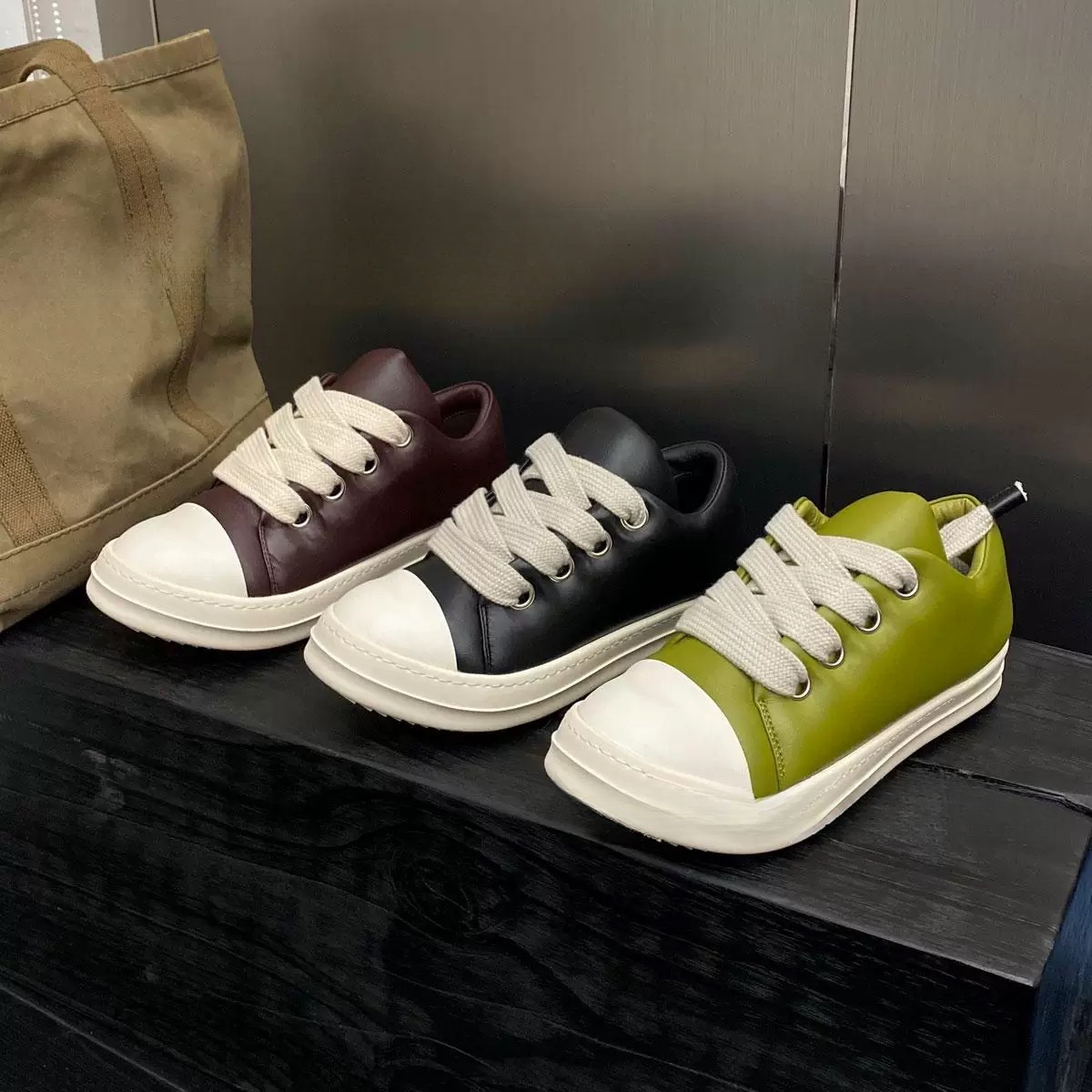 2026 New New Bread Sneakers For Men And Women Style Chunky Wide Strap Thick Sole Height Increasing Casual Shoes Couple Trendy Free Shipping