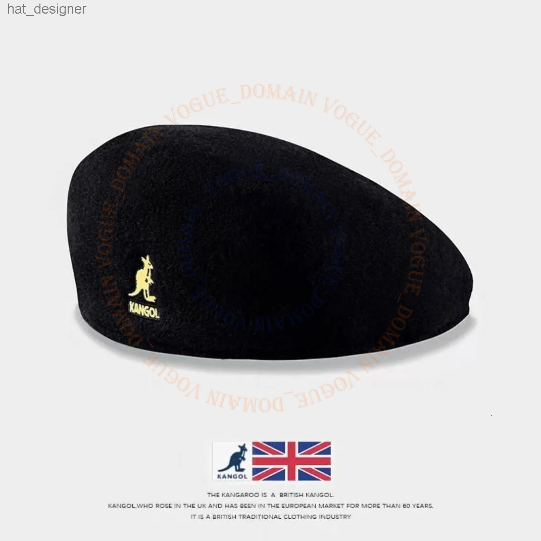 Kangolly Hat Nylon Beret Newsboy Caps Designer Black Autumn Warm Spring Winter Female Women Flat Cap Berets Soft Casual Painter Hats 8d1