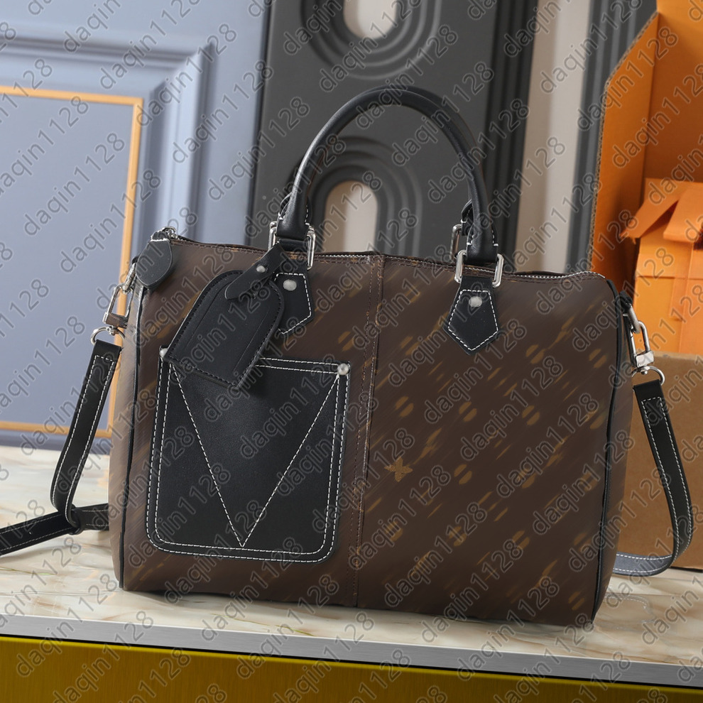 New Casual Top Handle Speed 30 Soft Handbags Designer Lady Monogram Boston Duffle Pillow Bag Tote Bag Luxury Travel Shoulder Bag M2A209 M40391 C11BL