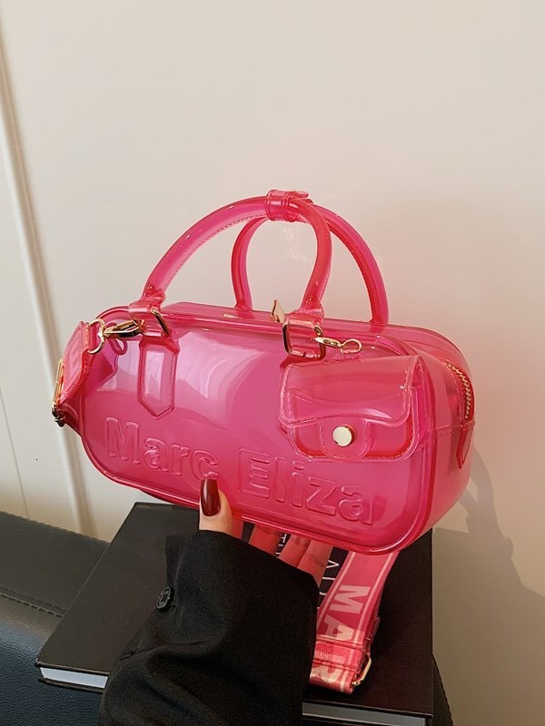 Jelly For Women New Fashion Single Shoulder Crossbody Bag Niche Korean Version Ins Transparent Handbag Kl928