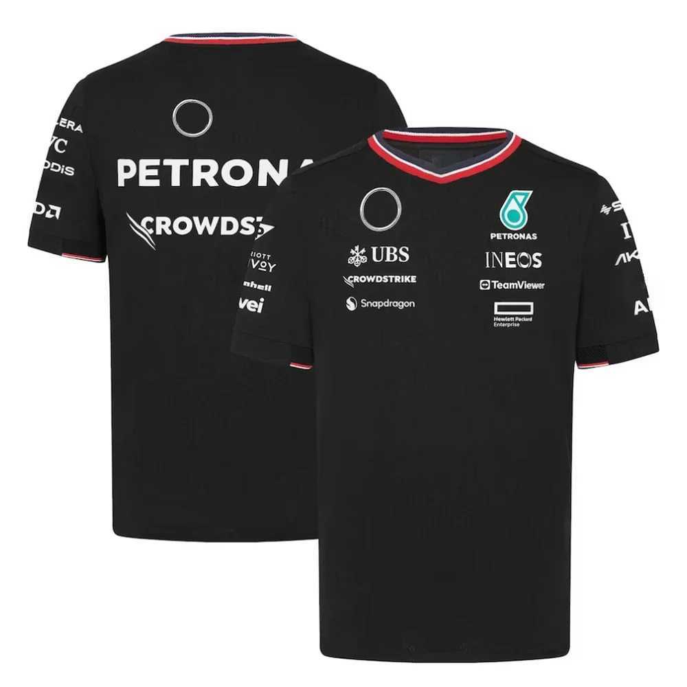 2026 The latest T1 racing wear Mercede 3D printed streetwear Sports plus size men's T-shirt Children's shirt T261019