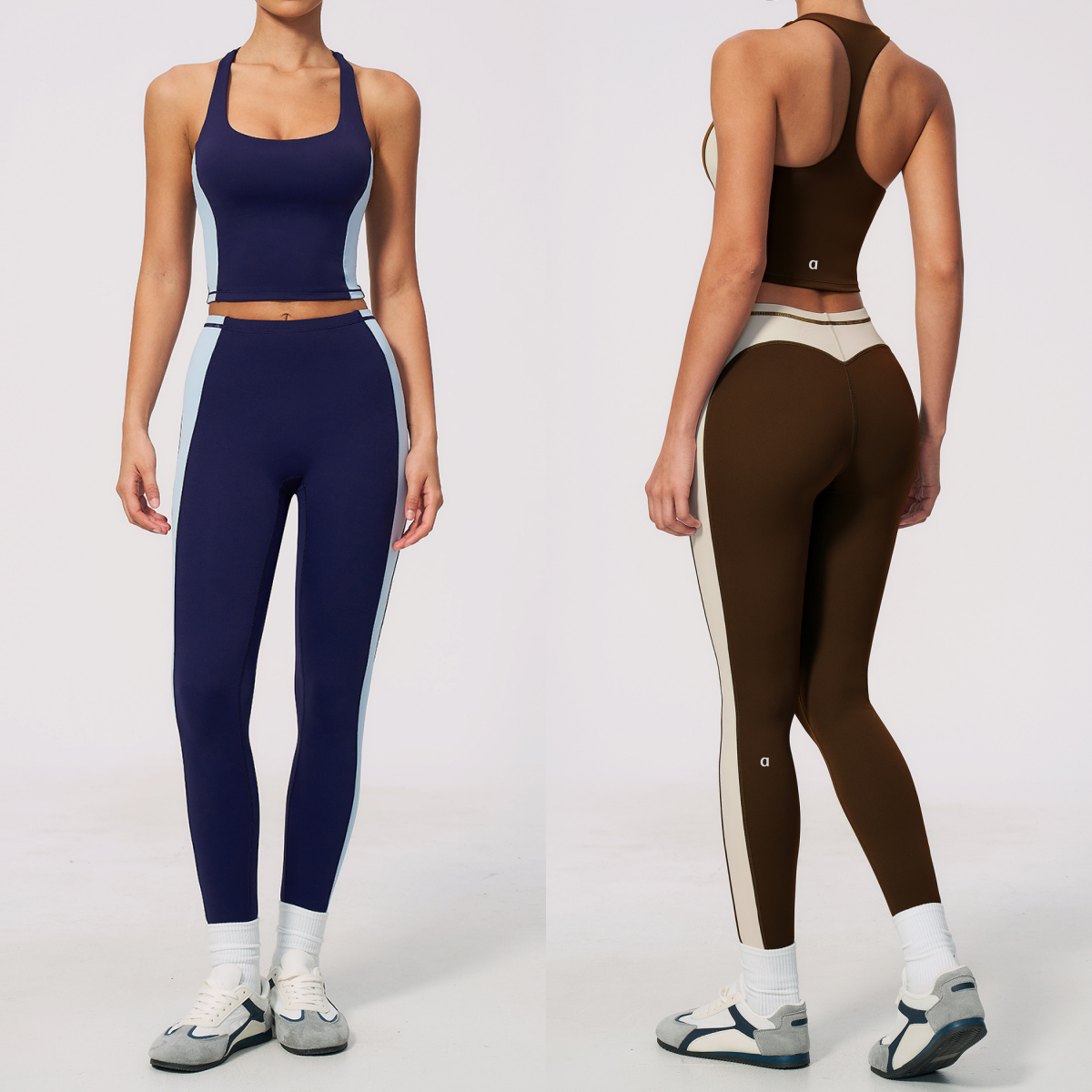 3014AO Gilet de sport respirant Pantalon de sport à haute élasticité pour la course à pied Soutien-gorge de yoga élastique pour l'entraînement de