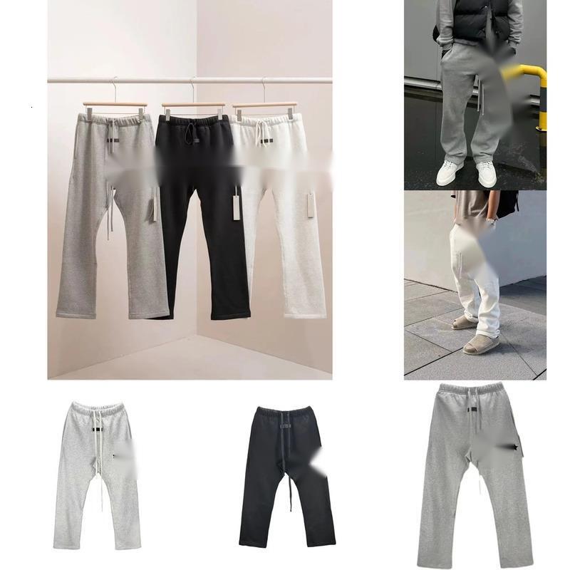 sentialsas sweatpants kid FW25 Classic Men's Straight Pants Luxury Designer Double Row Flocking Letter Straight Pants Loose High Street Couple