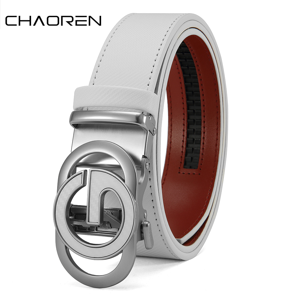 Men's Automatic Belt Famous Designer Brand Luxury Leather Metal Buckle Cowskin Belts for Jeans Men 26Y1019