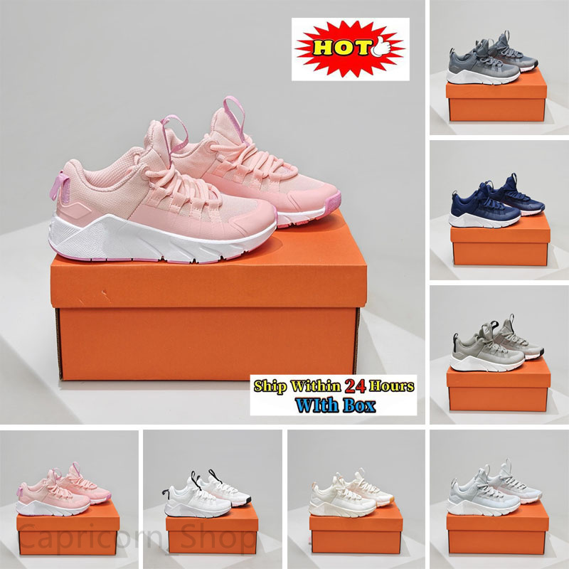 Kids Shoes Designer Metcon Toddlers Running Sneakers Free Sport Boys Girls Outdoor Trainers Children Youth Black White Pink Sail Grey Navy Orange EU