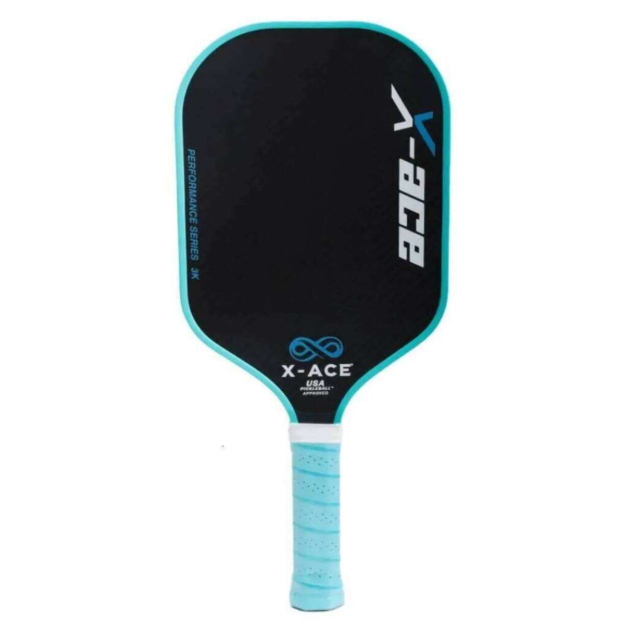 Multi-Piece Tennis Racket Matching Kits 2026 New X ACE 3K Carbon Fiber Paddle * Outdoor High Grit Spin 16Mm Polypropylene full graphite professional