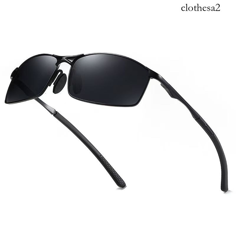 New cross-border men's polarized sunglasses, stylish small square frame, suitable for fishing, and driving, UV protection sunglasses A559