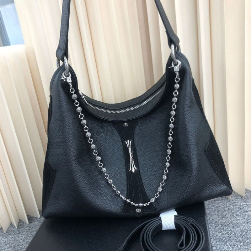 Chrome Bags Designer Women Bag Top Layer Cowhide Commuter Large Tote Bag Women Genuine Leather Large Capacity Shoulder Crossbody Bag Sac Handbag Kid