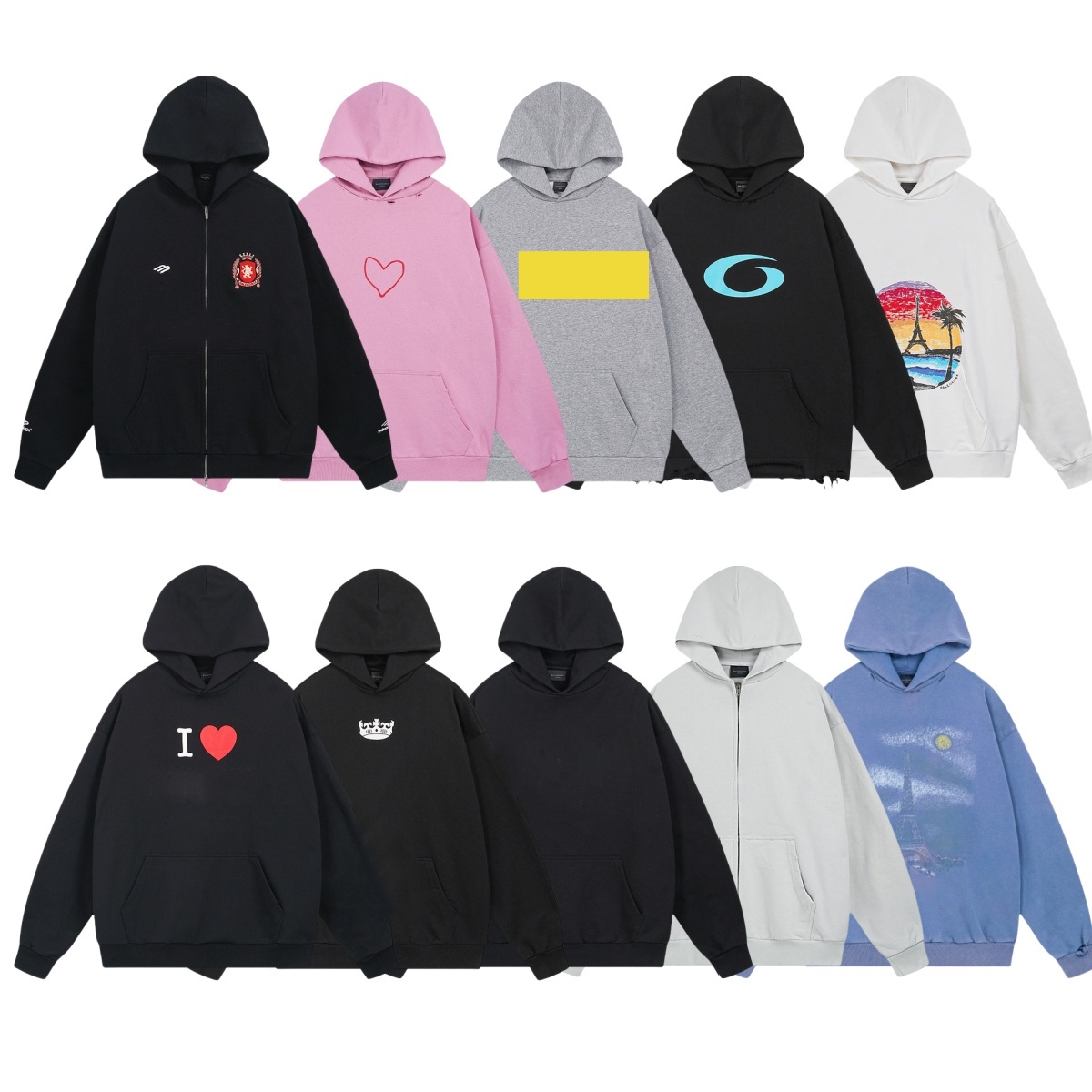 New Balerine Hoodie Designer Bale Hoodies New Hoodies Letter Printed Balet Tshirt Mens And Womens Matching Stylish And Versatile Hoodie Loose Fit Tr