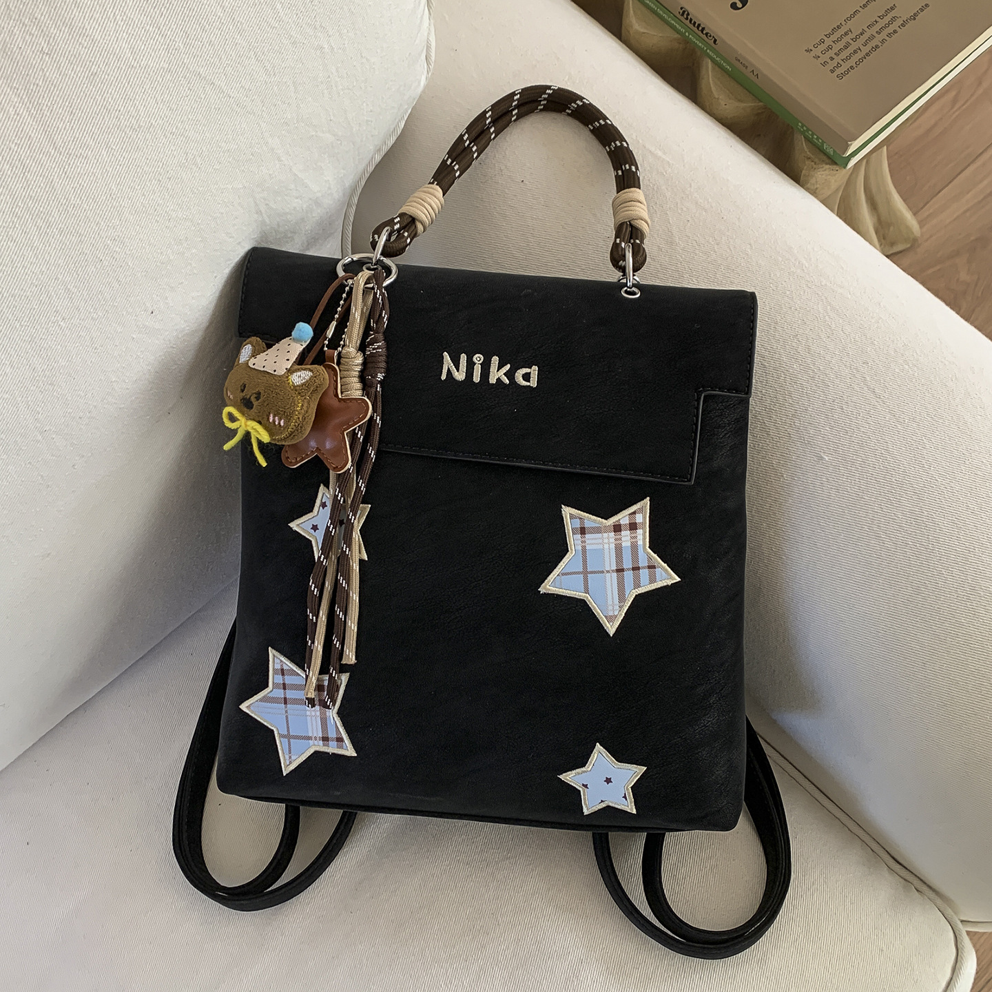 for Students Commuting Korean 2026 Winter New College Style Large Capacity Bag Women's Vintage Backpack