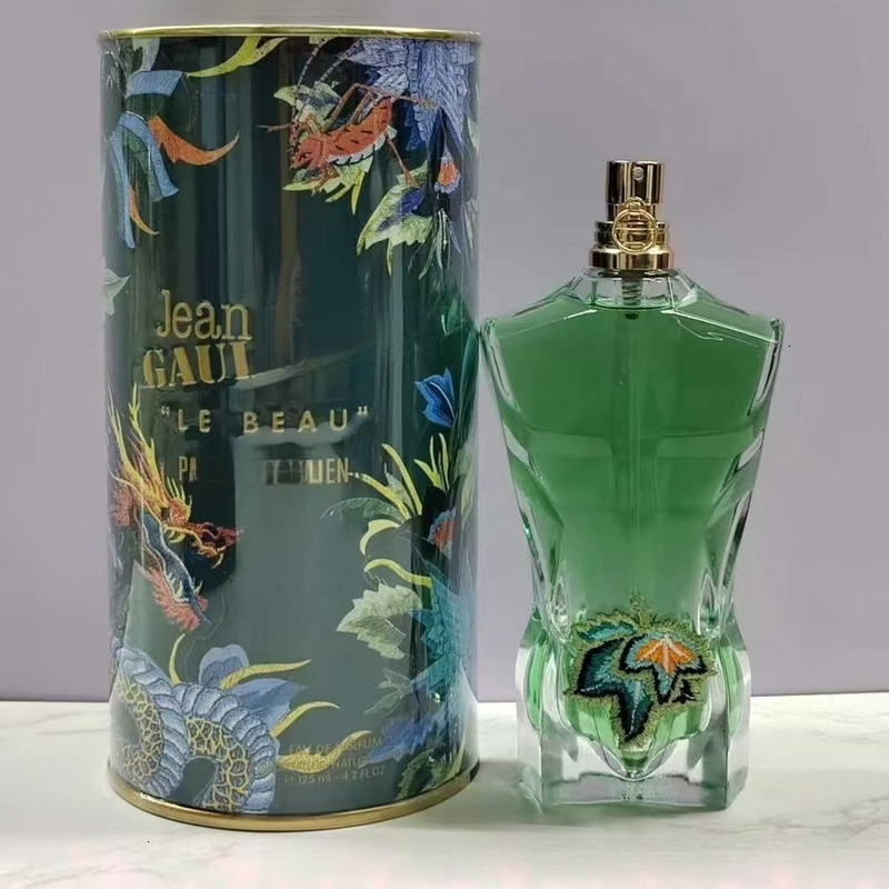 Jean Paul Gaulteir Perfume Cologne For Men Designer Le Beau Le Parfum Inspired Perfumes Fragrances Green Bottle EDT Tropical Woody Fragrance Gift Lu