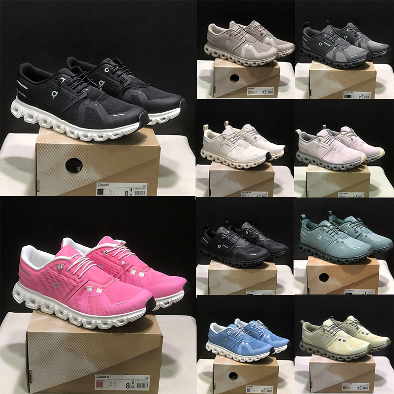 designer 6 running shoes 5 men women breathable mesh daily trainers comfort designer lightweight walking triple black red athletic running sneakers