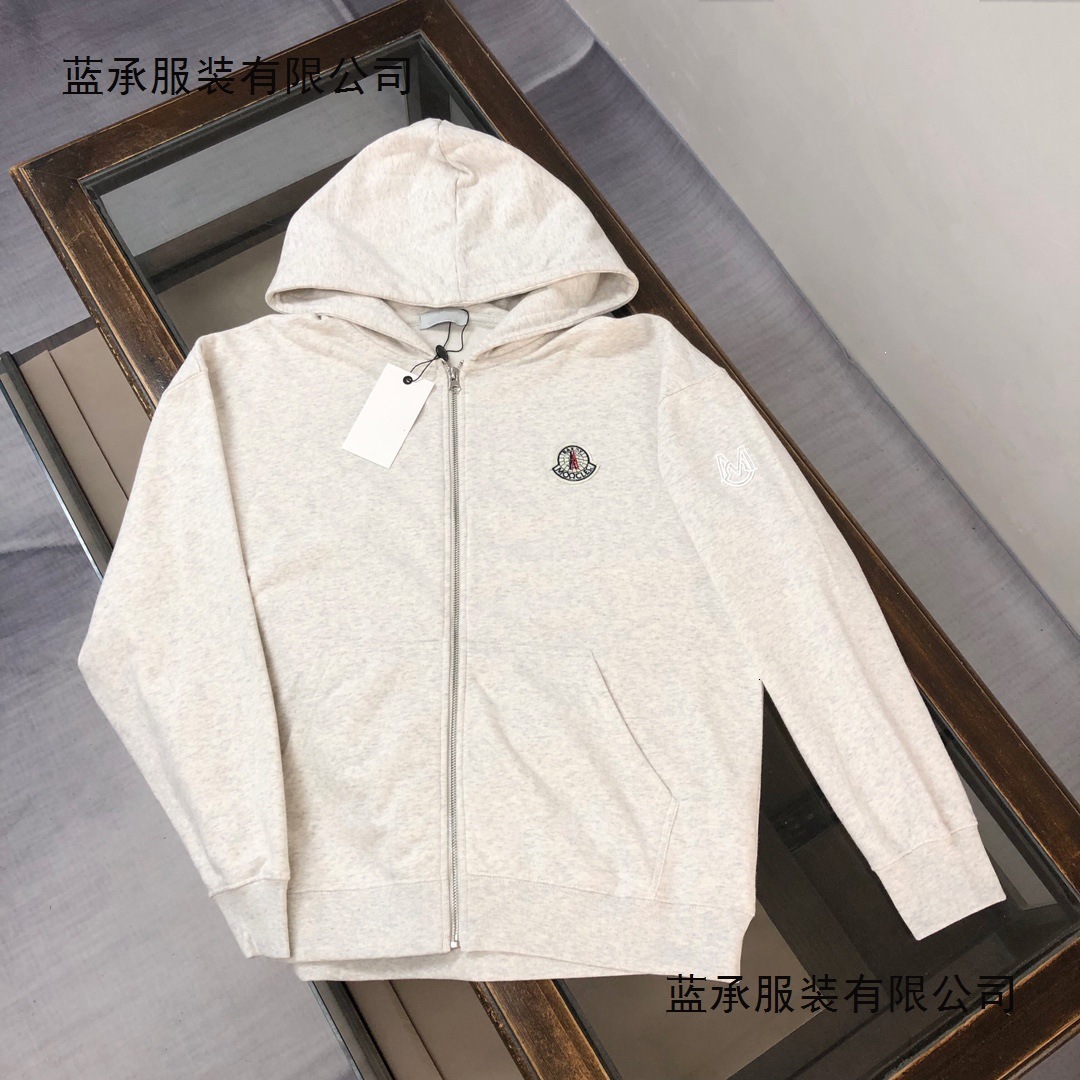 Autumn Winter New Original Label Mengkou Miao Men's Hoodie Cardigan designer Zipper Embroidery Trendy Brand Sweatshirt Luxury goods Men Loose F