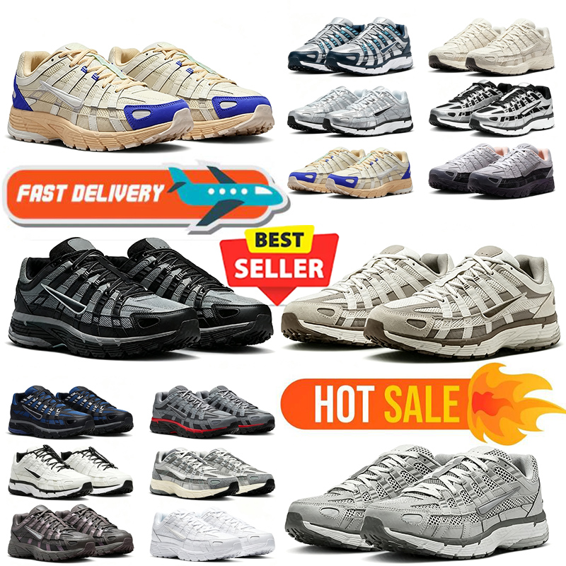 Millennium Retro Style Running Shoes Mens Womens p6000 White Black Pink Cool Gray Olive Green Navy Blue Metallic Silver Racing Blue Sneakers 36-45.