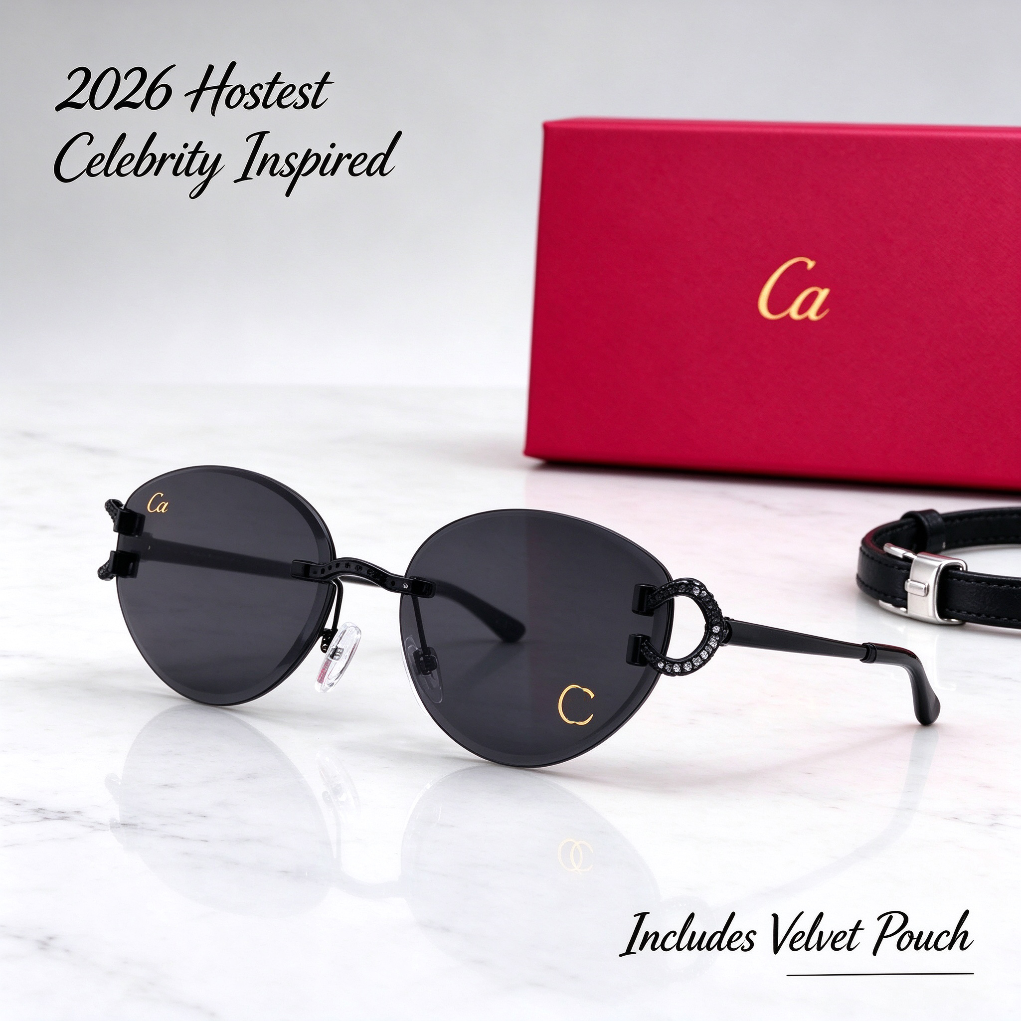 Designer sunglasses fashion polarized sunglasses UV resistant luxury sunglass men women Goggle Retro square sun glass Casual eyeglasses With Boxabac