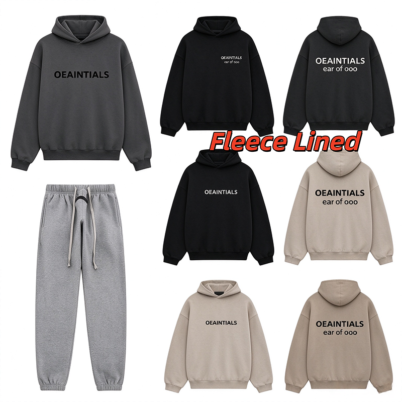 Essentials Hoodies Designer Men Hoodie Sweatshirts Designer high quality Hoodies Pants Set Jogger Women Classic Sweats Trend Pullover Fashion Tracks