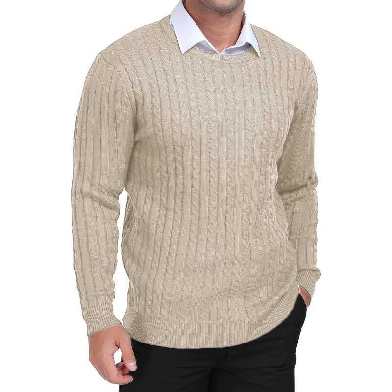 Crewneck Animal Game Mens Sweater Cable Knit Long Slve Pullover Sweater Casual Sweaters for Men Spring Knitted Work Jumper M261016