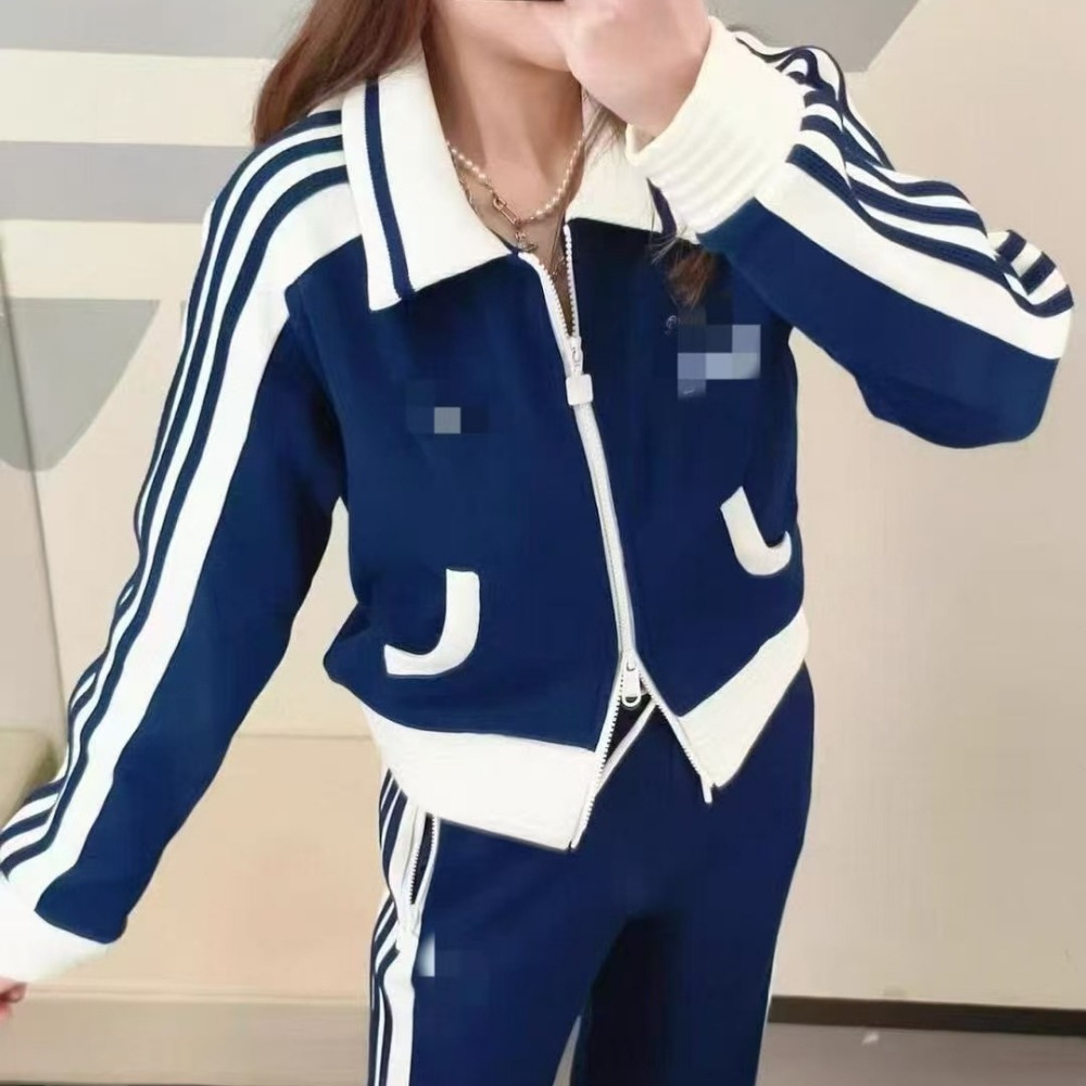 Winter New American Short Women's Clothing Fashion Foreign Casual Simple Zipper Cardigan Long Sleeve Top Jacket