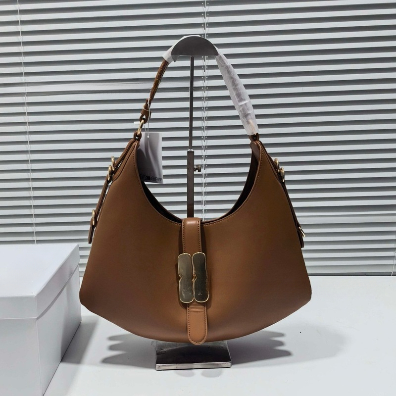 Ganniiibags Designer Kat Bag Luxury Women Leather Hobo Handbag Sac De Luxe Makeup Buckle Large Capacity Tote Bag Kids Underarm Duffle Shoulder Bag