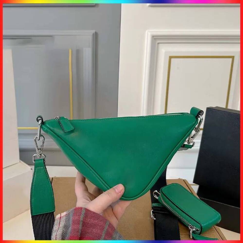 7A Luxury designer shoulder high quality cleo handbags women triangle symbol blingbling re nylon hobo fashion classic underarm crossbody bag lady