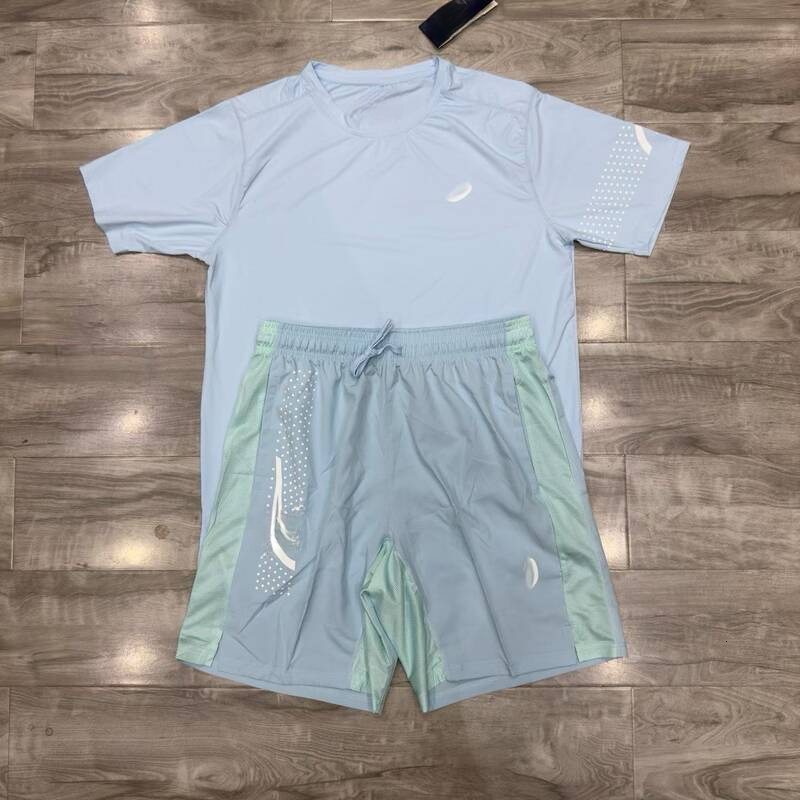 Oasis Tracksuit Designer Shirt Asic Tracksuit Quick Drying Running Breathable Oasics Short Sleeved Graphic Tee Aasics Shorts Kids Set For Men Polo S