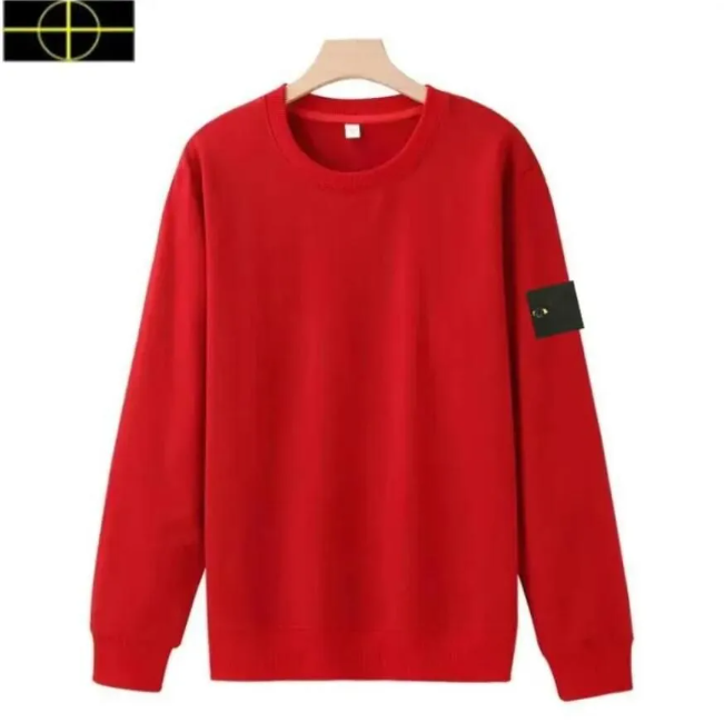 Designer Men's Women Pull Stone Logo Top Sweatshirt Veste Casual Pullover New Stone Fashion Hoodie Women's topstoney Long Sleeve Swea