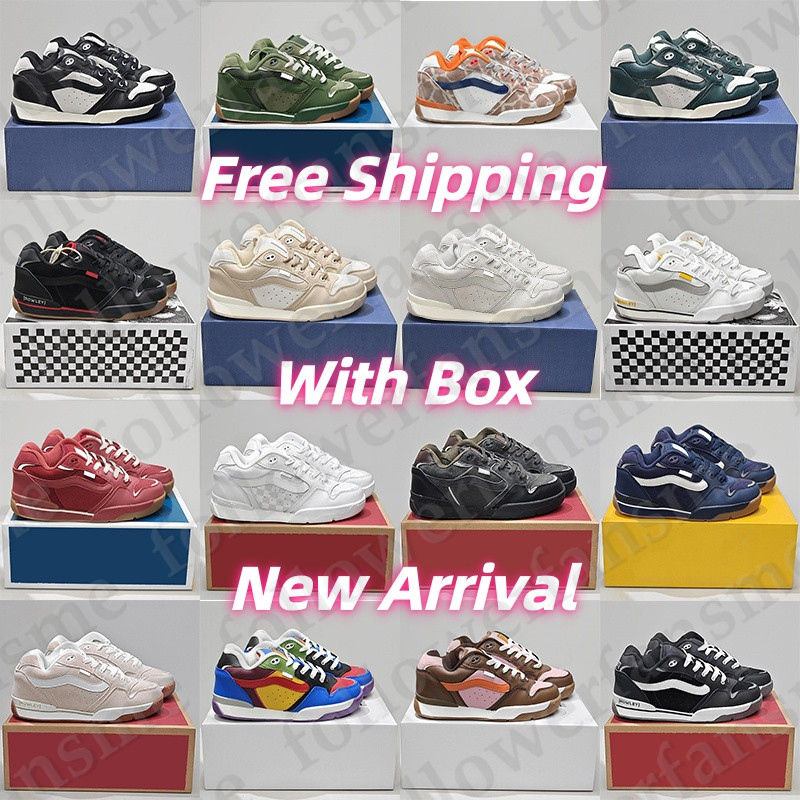 Free Shipping With Box Designer van vansshoe vansy vansrowley Rowley XLT sneakers Sport Shoes for mens womens chaussures schuhe trainers d h gate cl