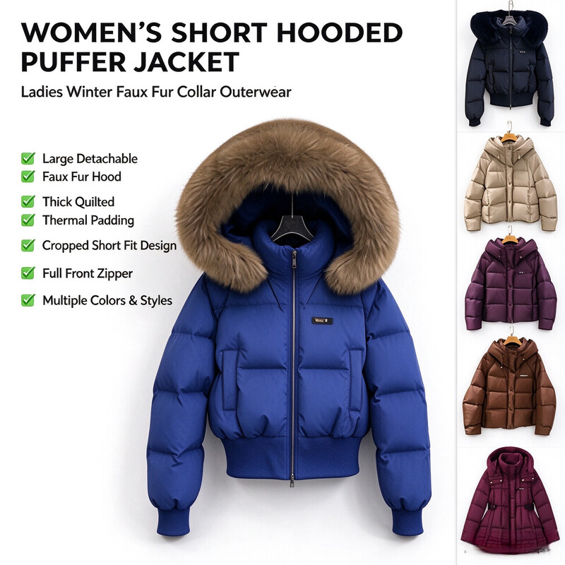 Prapuffer jacket womens designer jacket puffer jacket winter jacket Designer Lady Slim Jacket Down winter coat Windbreaker Short winter designer coa