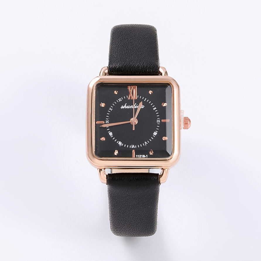 ean Style Classic Retro Square Belt Women's Fashion Trend Niche Wristwatch Student Ladies Quartz Watch Wholesale Small Dial ljh456