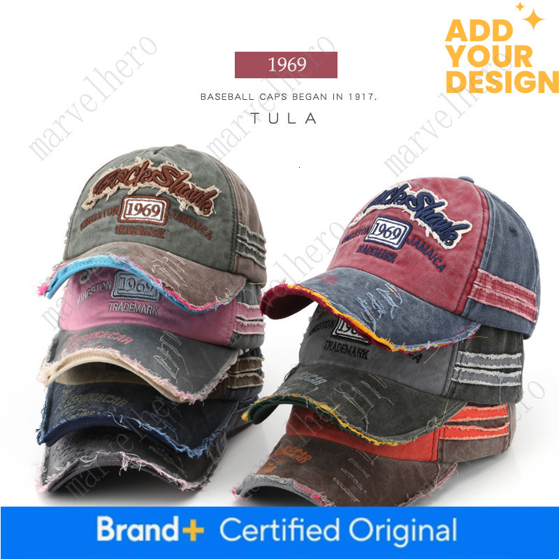 Vintage Washed Letter Embroidery Distressed Duckbill Trendy Men S Personality Women S Sunshade Baseball Cap