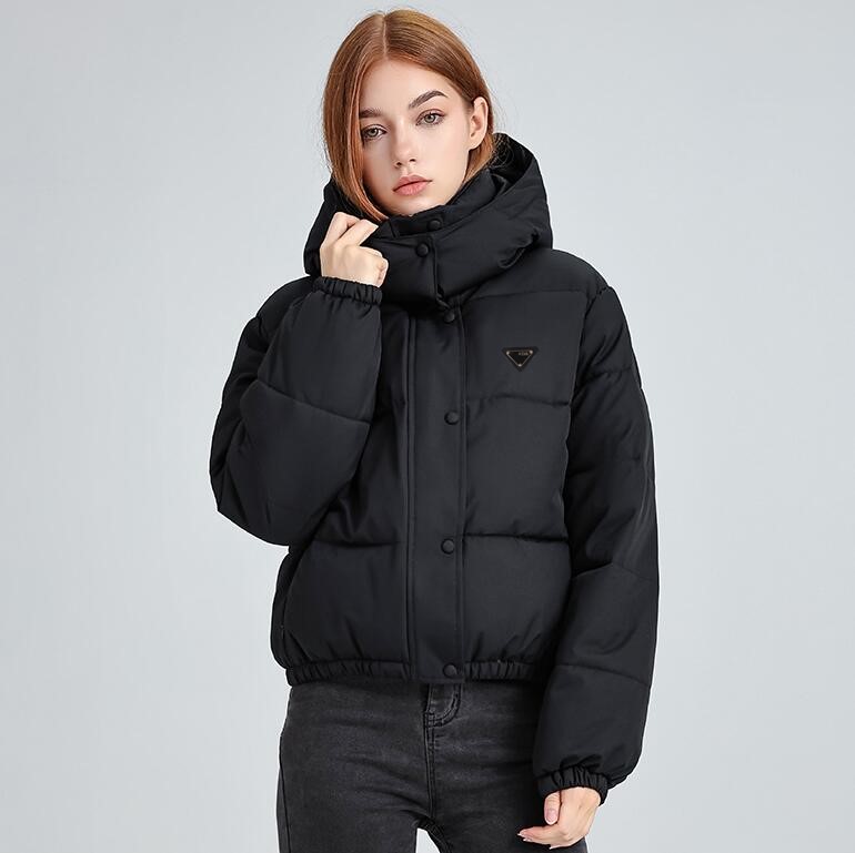 womens puffer Jacket new Luxury cotton Parkas winter designer Downs Jacket warm outwear zipper badge Loose clothing woman Hoodie Jackets