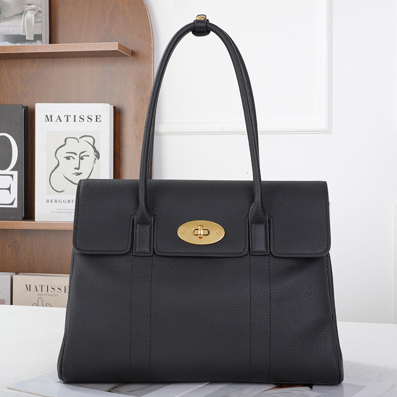 designer Top Layer Cowhide Large Capacity Commuter Bag Tote Bag Underarm Bag Shoulder Bag Fashionable Versatile Women s Bag