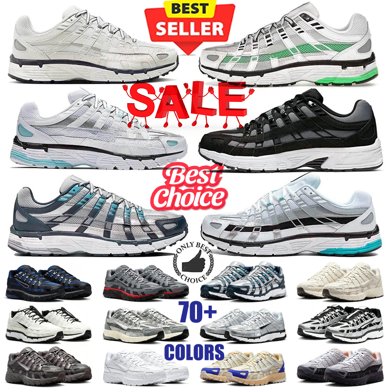 Millennium Retro Style Running Shoes Mens Womens p6000 Premium Black Pink Cool Gray Olive Green Navy Blue Metallic Silver Racing Blue Sneakers 36-45