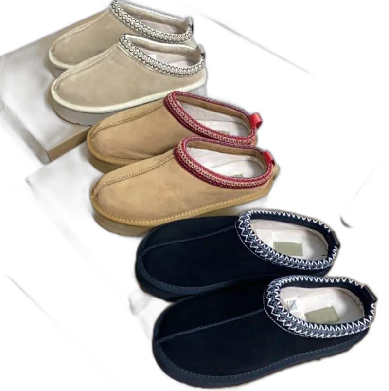 10A Snow boots Tazz slippers Chesut Slides Dheepskin Shearling Tasman slipper Classic Ultra Mini Platform Boots snow Wool Blend Winter Australia Boo