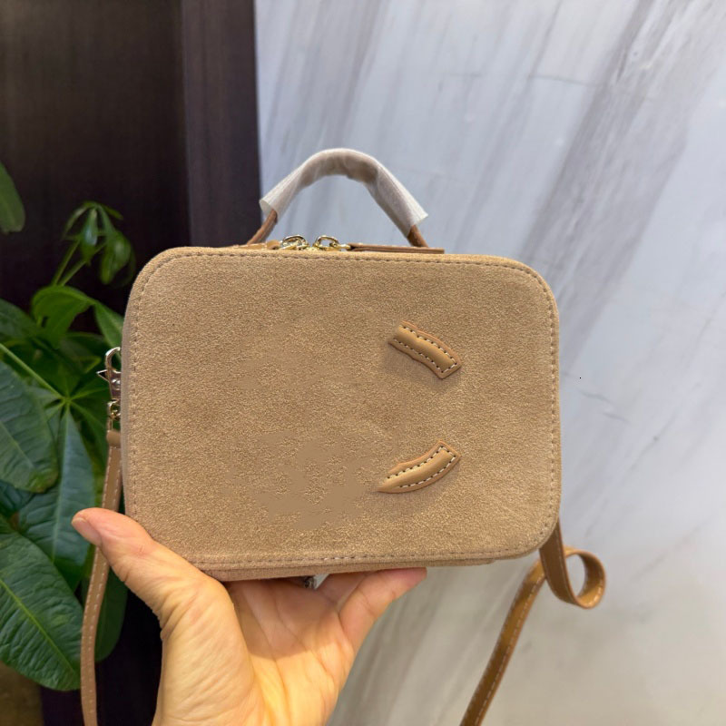 New designer bag new suede diamond grid chain bag women's high-end leather fashion brand camera bag women's handbag shoulder womens crossb