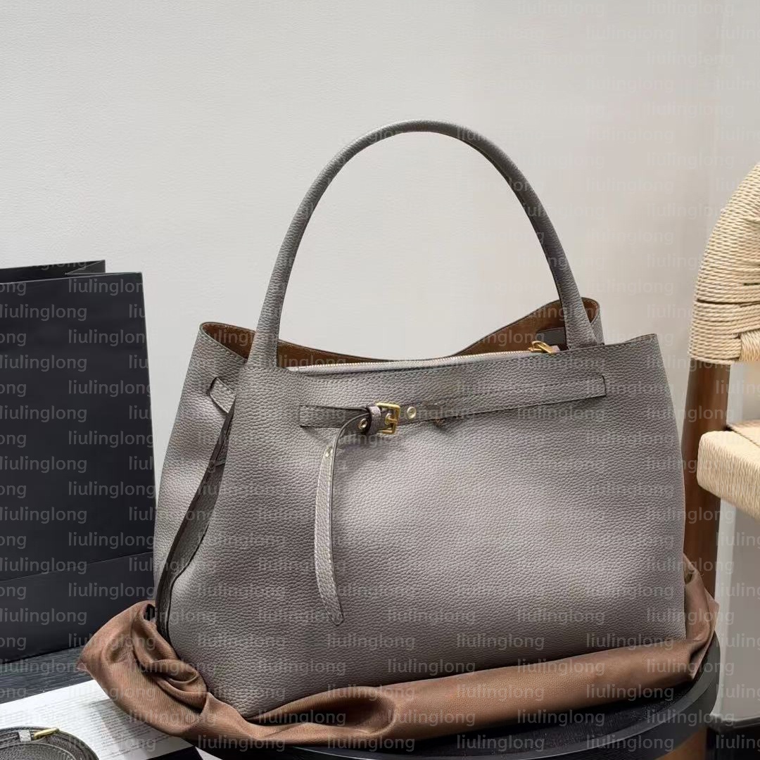 Women t timeless tote bag designer grained leather handbag luxury Large capacity shopping bag lady bucket bag metal crossbody hobo bags designer pur